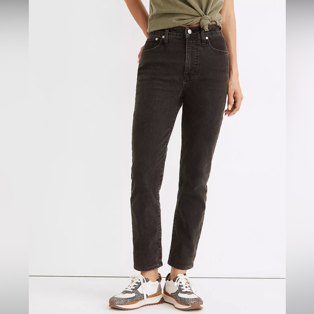 Madewell Perfect Vintage Curvy Straight Leg Jeans in Lunar Wash